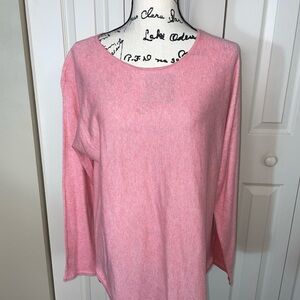 NWT Michael Kors size large long sleeve Dusty Rose Sweater. Soft & lightweight